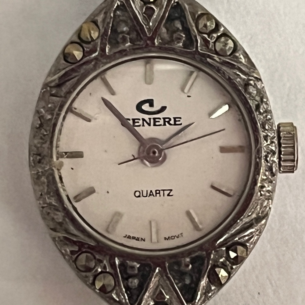 Vintage Marcasite Ladies Bracelet Watch